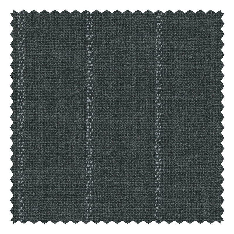 Dark Grey Tonal Boucle Stripe "Eco-Traveller" Suiting