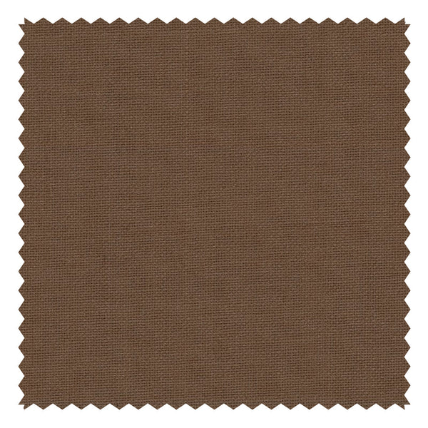 Dark Tan Solid "English Mohairs" Suiting