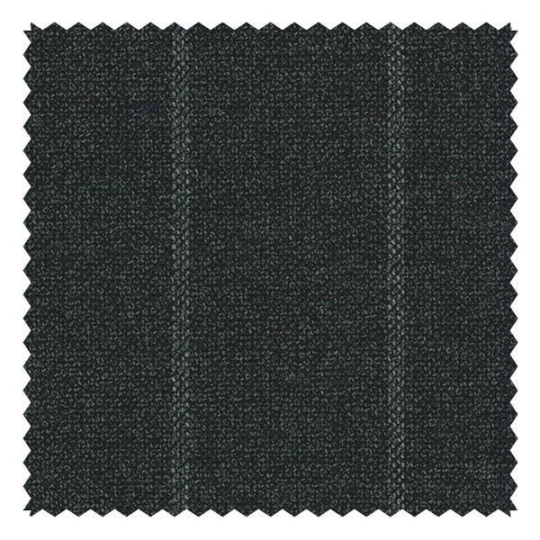 Charcoal Wide Chalk Stripe 4 Ply "Airesco" Suiting