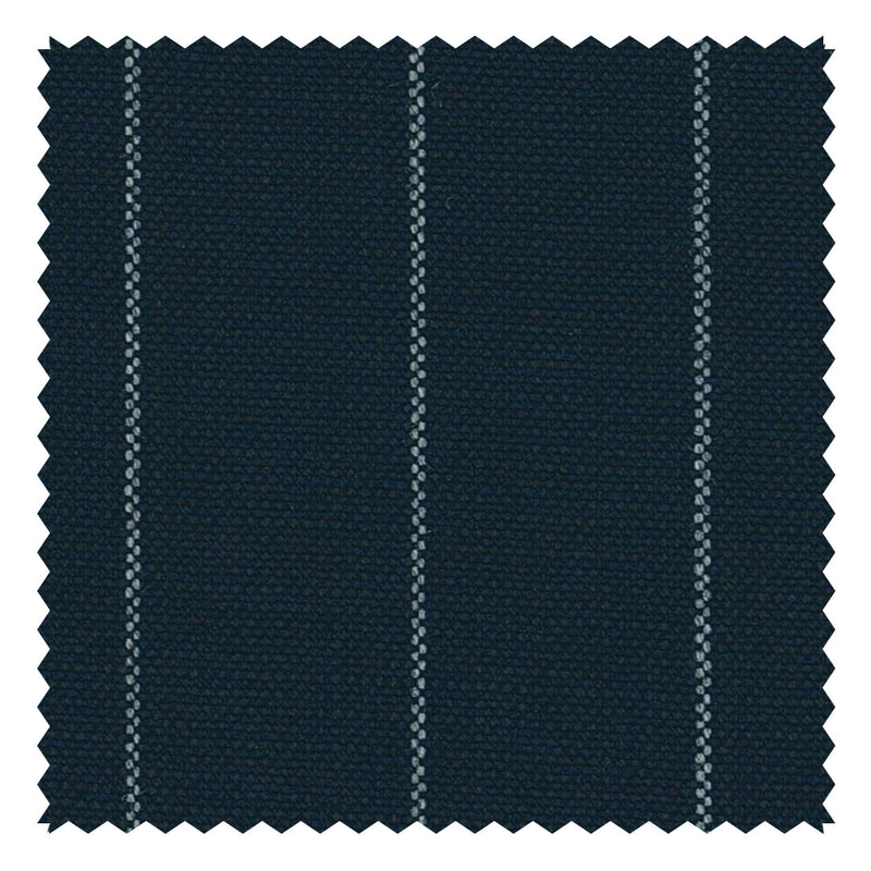 Navy Stripe "Crispaire" Suiting