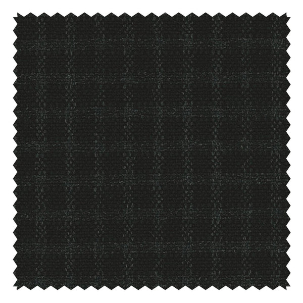 Charcoal Shadow Block Check (Plaid) "Crispaire" Suiting