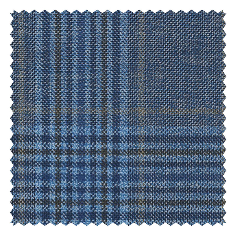 Blue Mock Glen Check (Plaid) "Crystal Springs" Jacketing