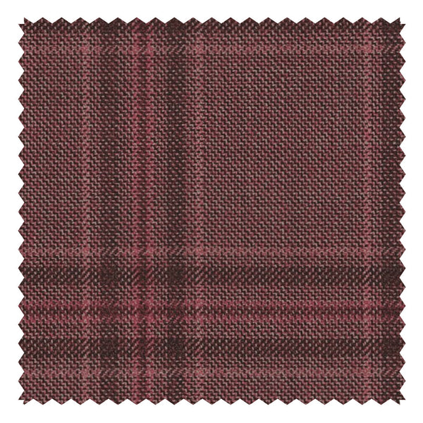 Merlot Block Glen Check (Plaid) Fancy "Crystal Springs" Jacketing