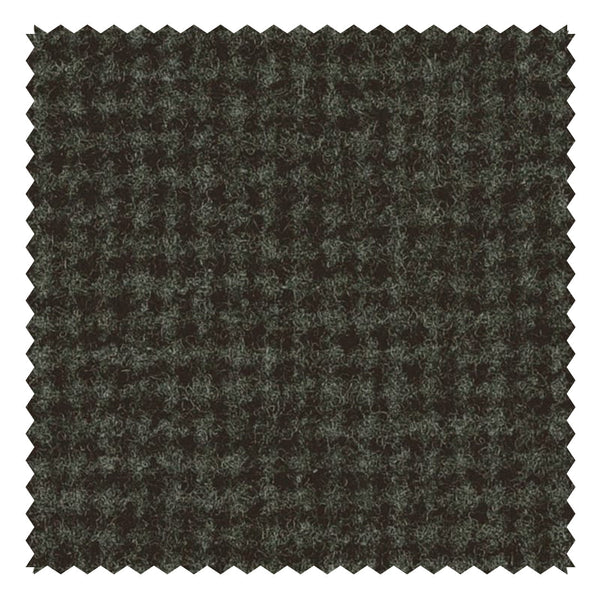 Dark Grey Houndstooth "Classic Woollen Flannel"
