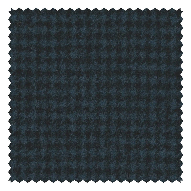 Navy Houndstooth "Classic Woollen Flannel"