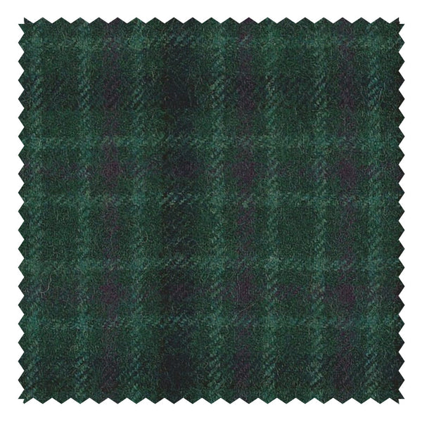 Forest Green/Plum Grid Check (Plaid) "Ascot Soft Touch & Classics" Jacketing
