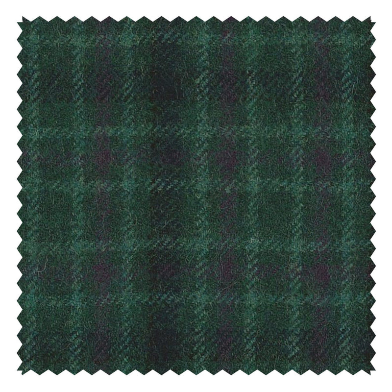 Forest Green/Plum Grid Check (Plaid) "Ascot Soft Touch & Classics" Jacketing