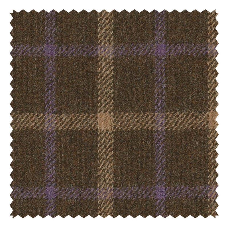 Brown/Lavender Multi Windowpane "Ascot Soft Touch & Classics" Jacketing