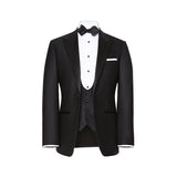 Black Three-Piece Dinner Suit