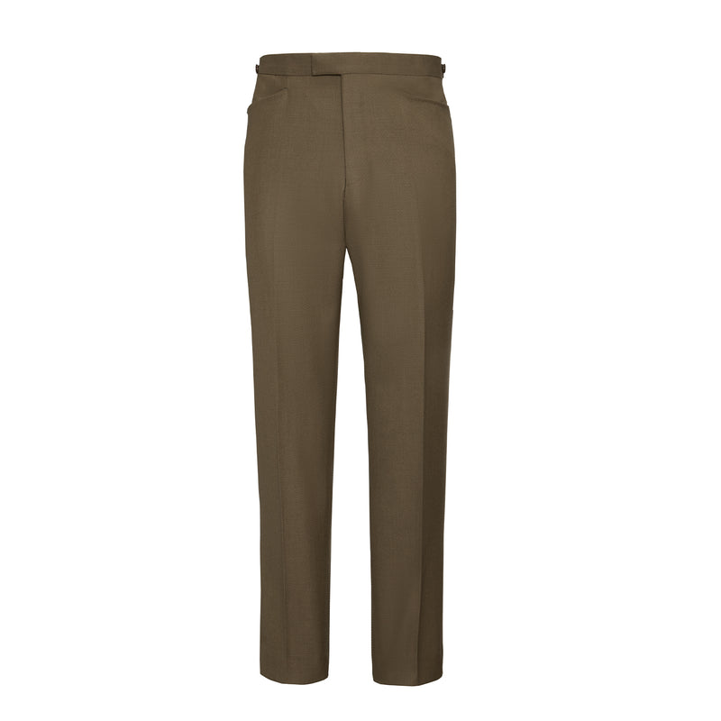 BKT50 Tailored Trousers in Cavalry Twill - Olive – Brooklyn Tailors