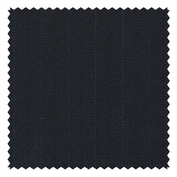 Navy Fancy with Royal Blue Pin Dot Stripe "Royal Mile 1976" Suiting