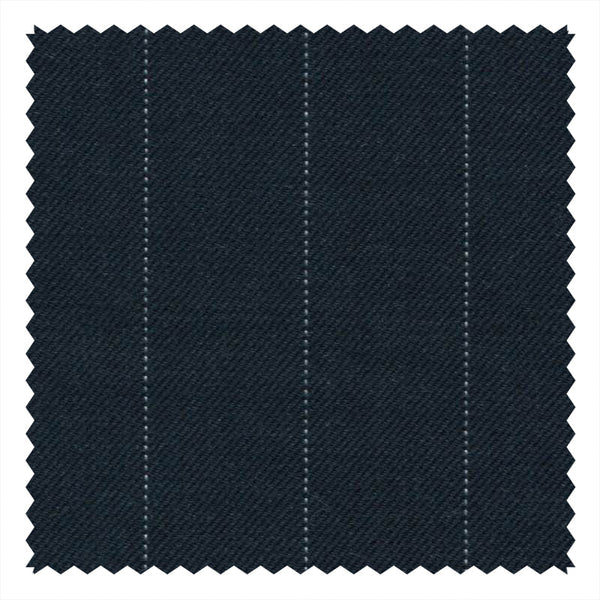 Navy Pin Dot Stripe "Royal Mile 1976" Suiting