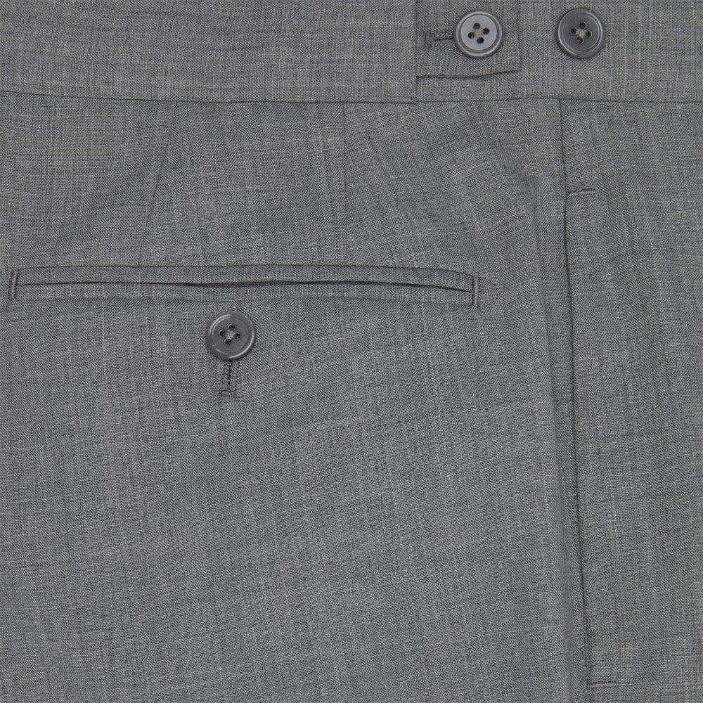 新品Tie.me doublezip pleated onepiece GRAY Two-Piece Light Grey Lightweight Suit – Mason & Sons US