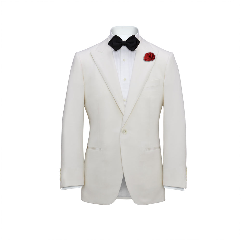 Ecru Peak Lapel Dinner Jacket Mason Sons US