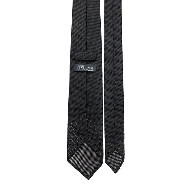 Black Grenadine Necktie