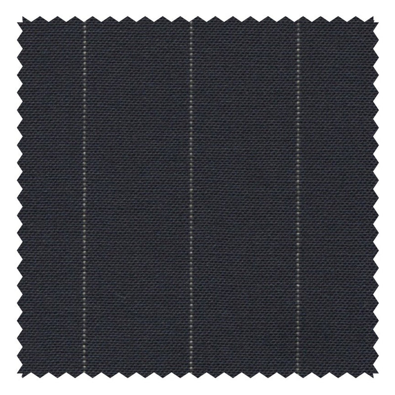 Navy Pin Dot Stripe "Cape Horn Lightweight" Suiting