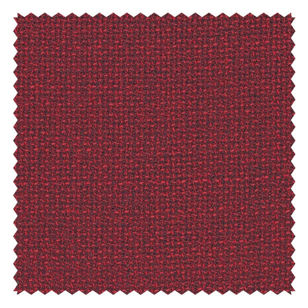 Red Contrast "Mesh" Worsted