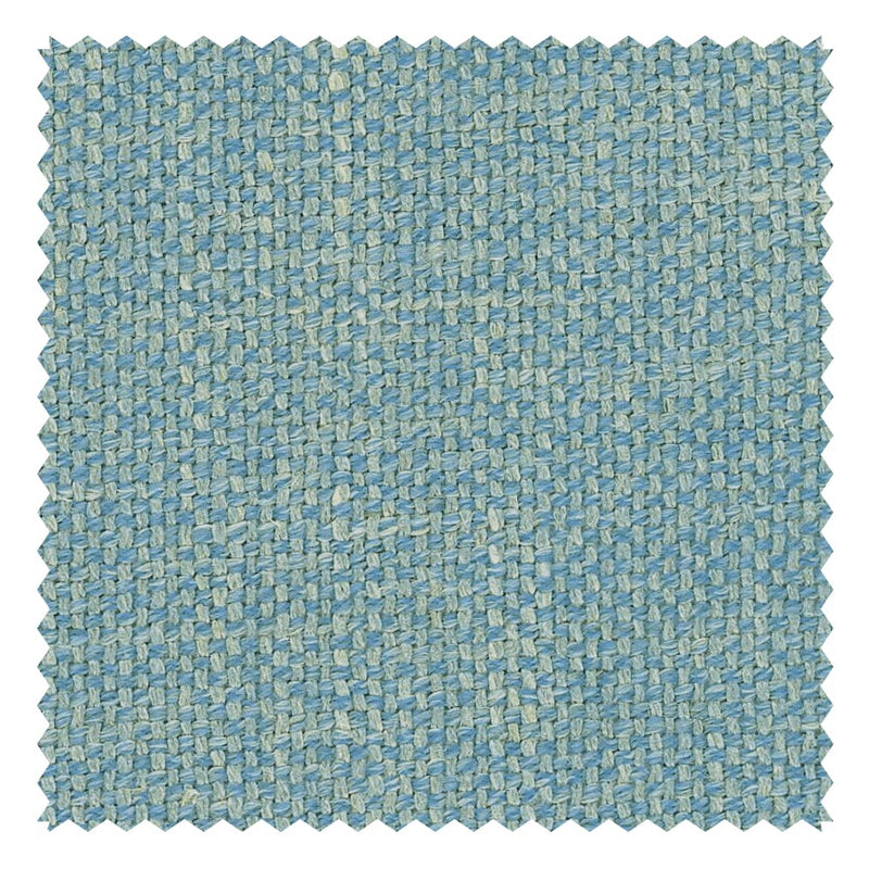 Pale Blue "Hopsack" Silk/Linen/Wool