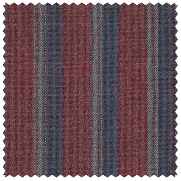 Red/Teal Stripe "Summer Ascot" Jacketing