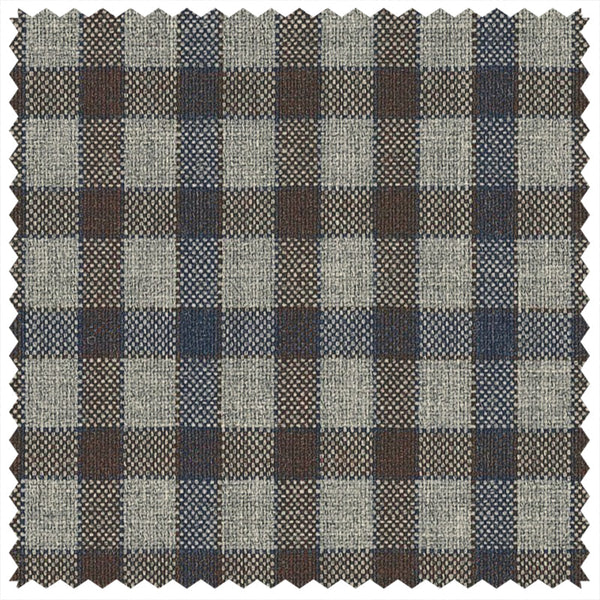 Light Grey/Burgundy Gunclub Check "Summer Ascot" Jacketing