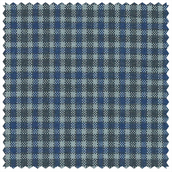 Light Blue/French Blue Micro Design "Summer Ascot" Jacketing