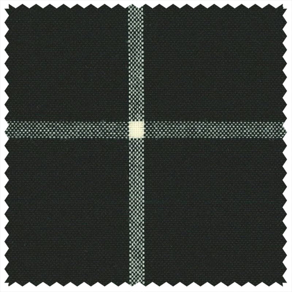 Black/White Windowpane "Summer Ascot" Jacketing