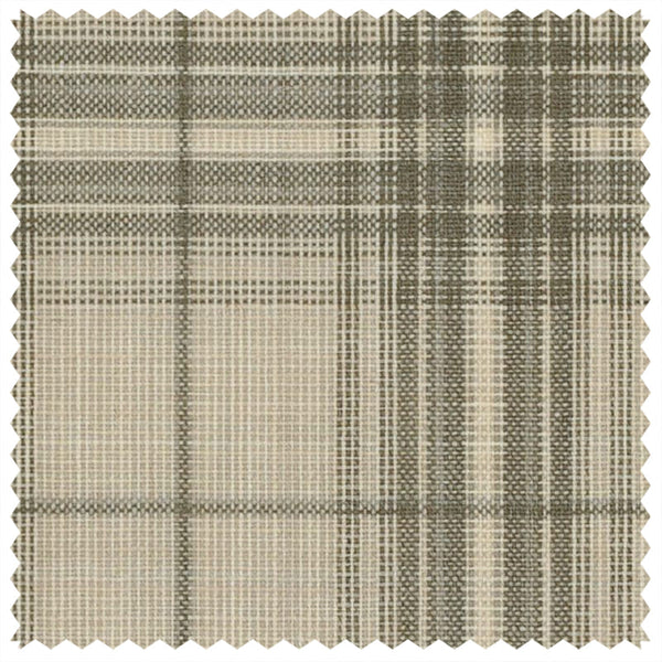 Tan Tonal Linear Check "Summer Ascot" Jacketing