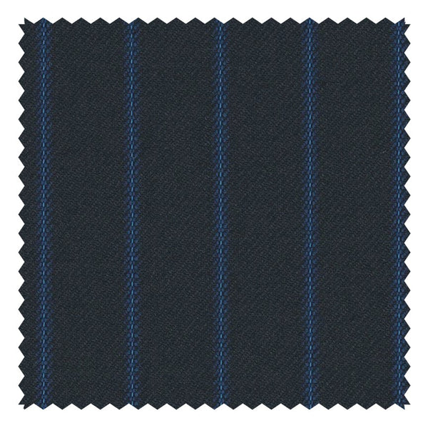 Navy/Royal Guarded Stripe "Cape Horn" Suiting