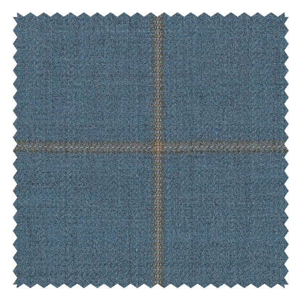 Blue/Yellow Guarded Windowpane "Cape Horn" Suiting