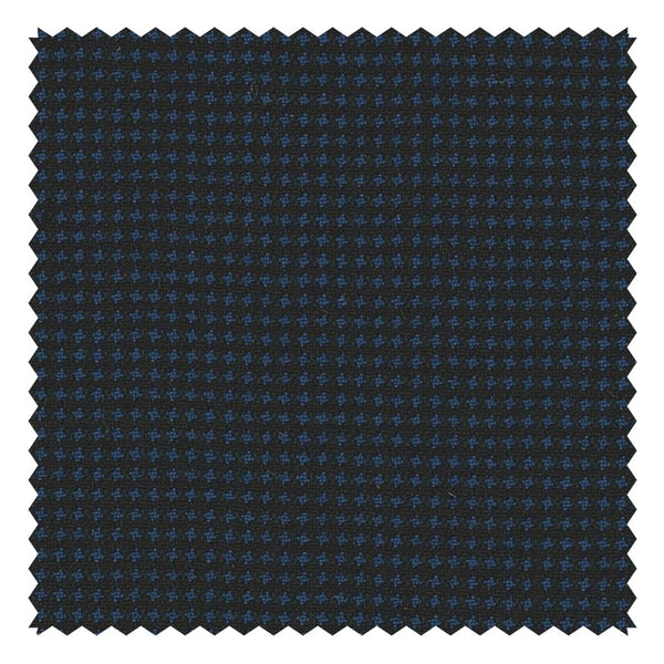 Bright Blue Diamond Weave "Cape Horn" Suiting