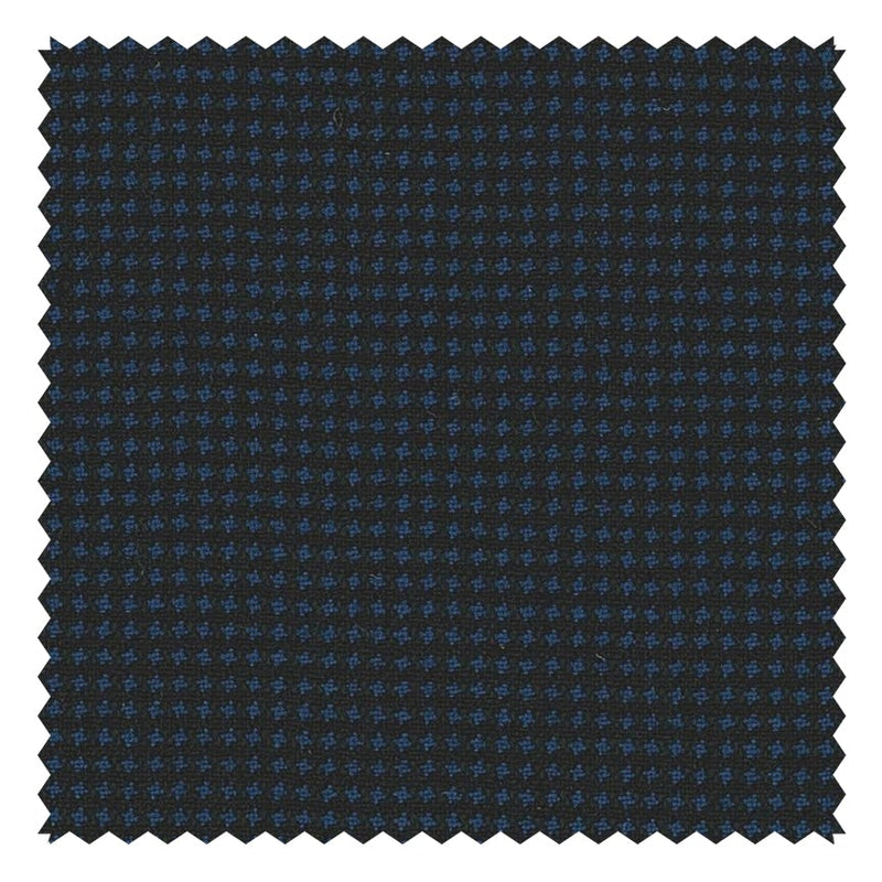 Bright Blue Diamond Weave "Cape Horn" Suiting