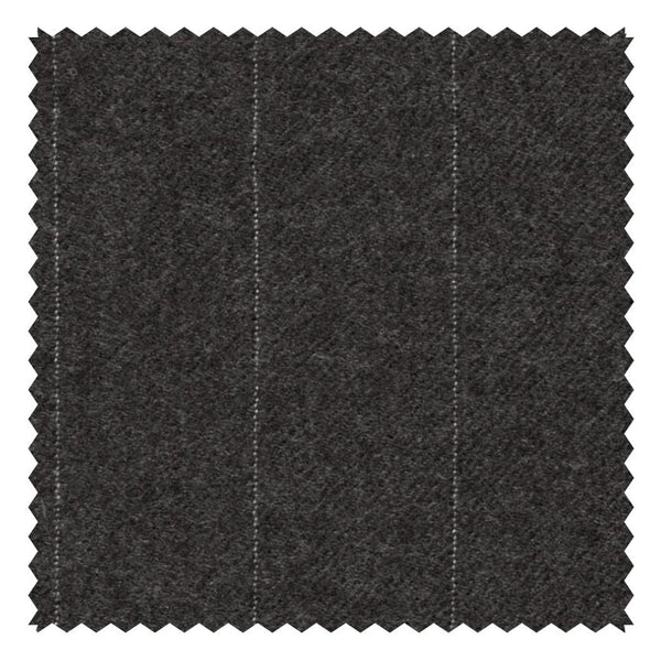 Charcoal Laceline Stripe "Classic Worsted Flannel"