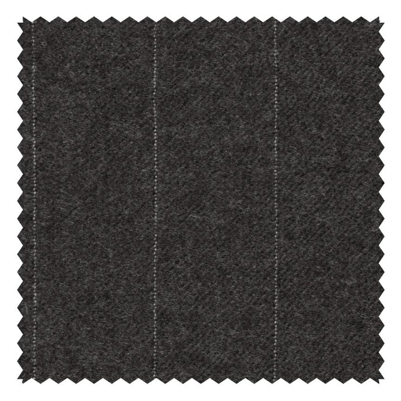 Charcoal Laceline Stripe "Classic Worsted Flannel"
