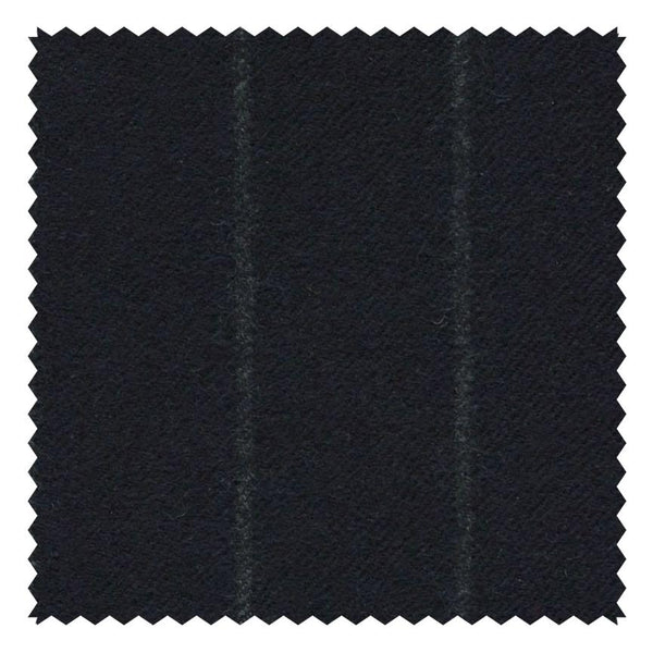 Navy Chalk Stripe "Classic Worsted Flannel"