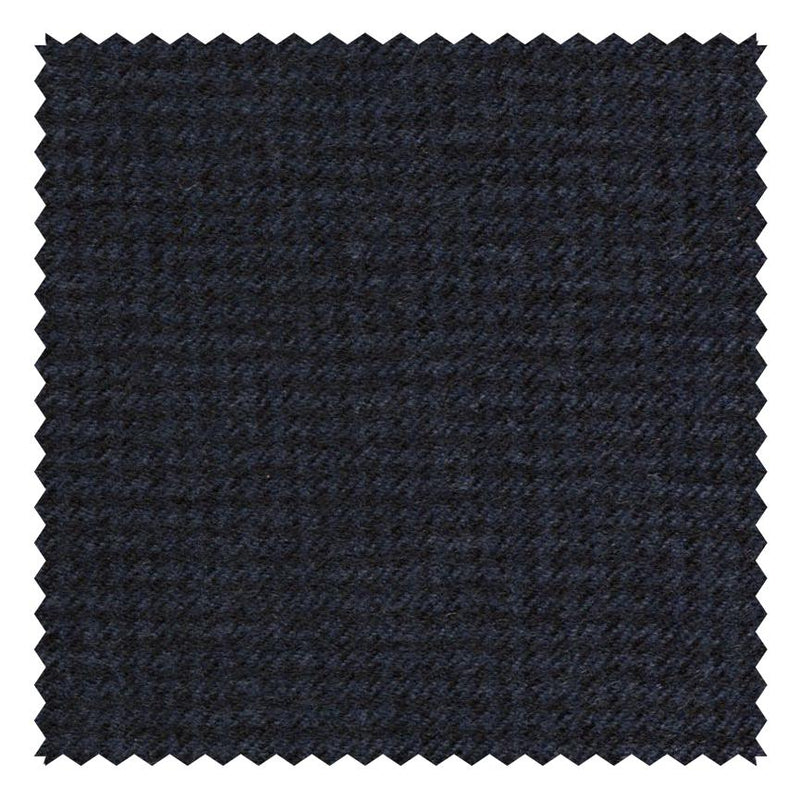 Navy Houndstooth "Classic Worsted Flannel"