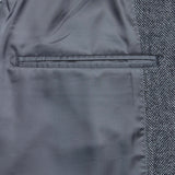 Grey Herringbone Topcoat