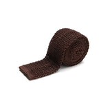 Mid Brown Knitted Necktie