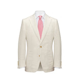 Two-Piece Cream Linen Suit