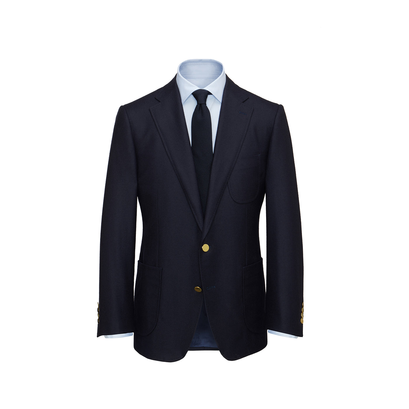 SUNSEA」 Cut Off Melton Blouson/Ash Navy
