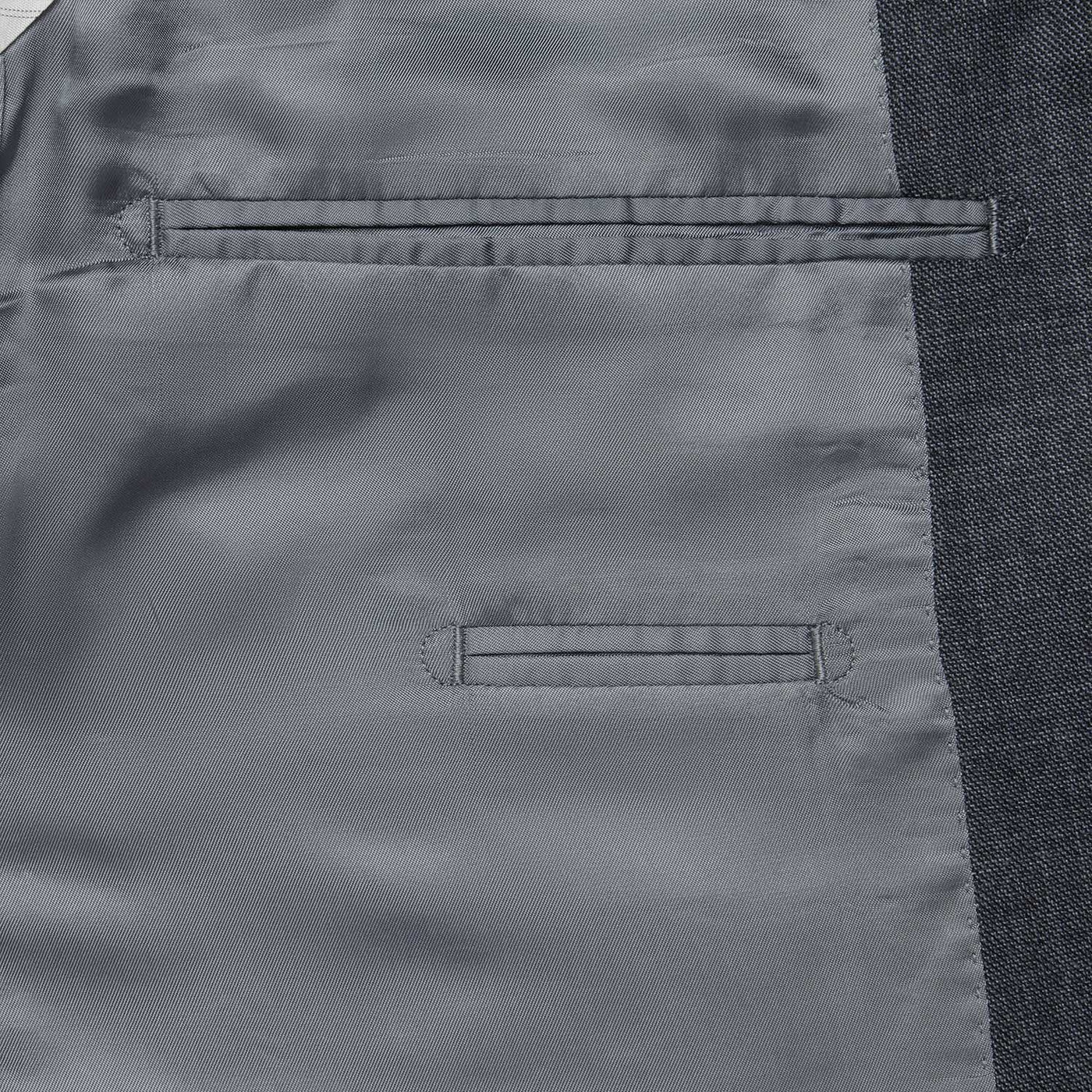 その他 TSJ SUITS 3P GRAY M Two-Piece Dark Grey Sharkskin Suit – Mason & Sons US