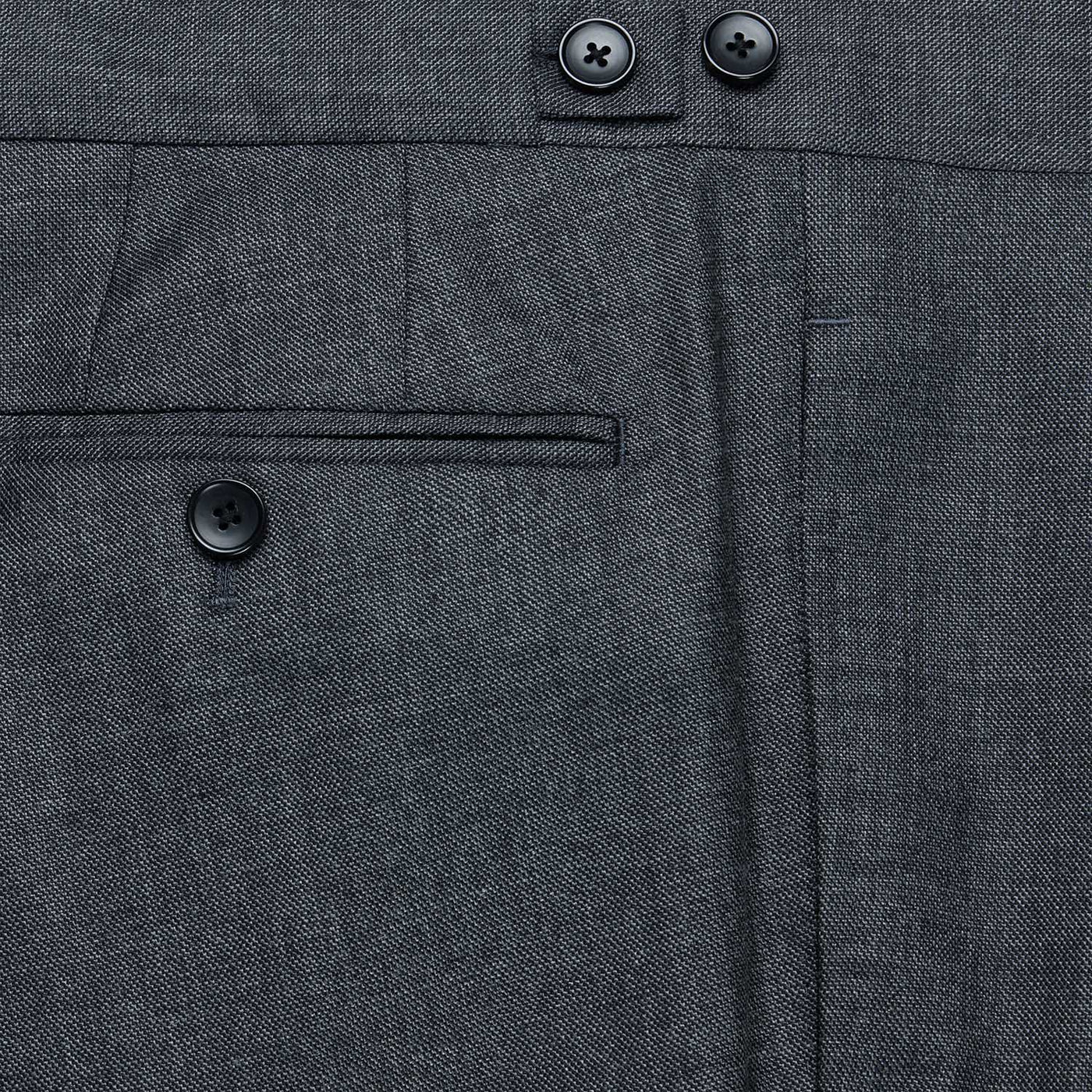 その他 TSJ SUITS 3P GRAY M Two-Piece Dark Grey Sharkskin Suit – Mason & Sons US