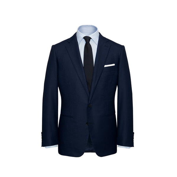 Two-Piece Navy Flannel Suit