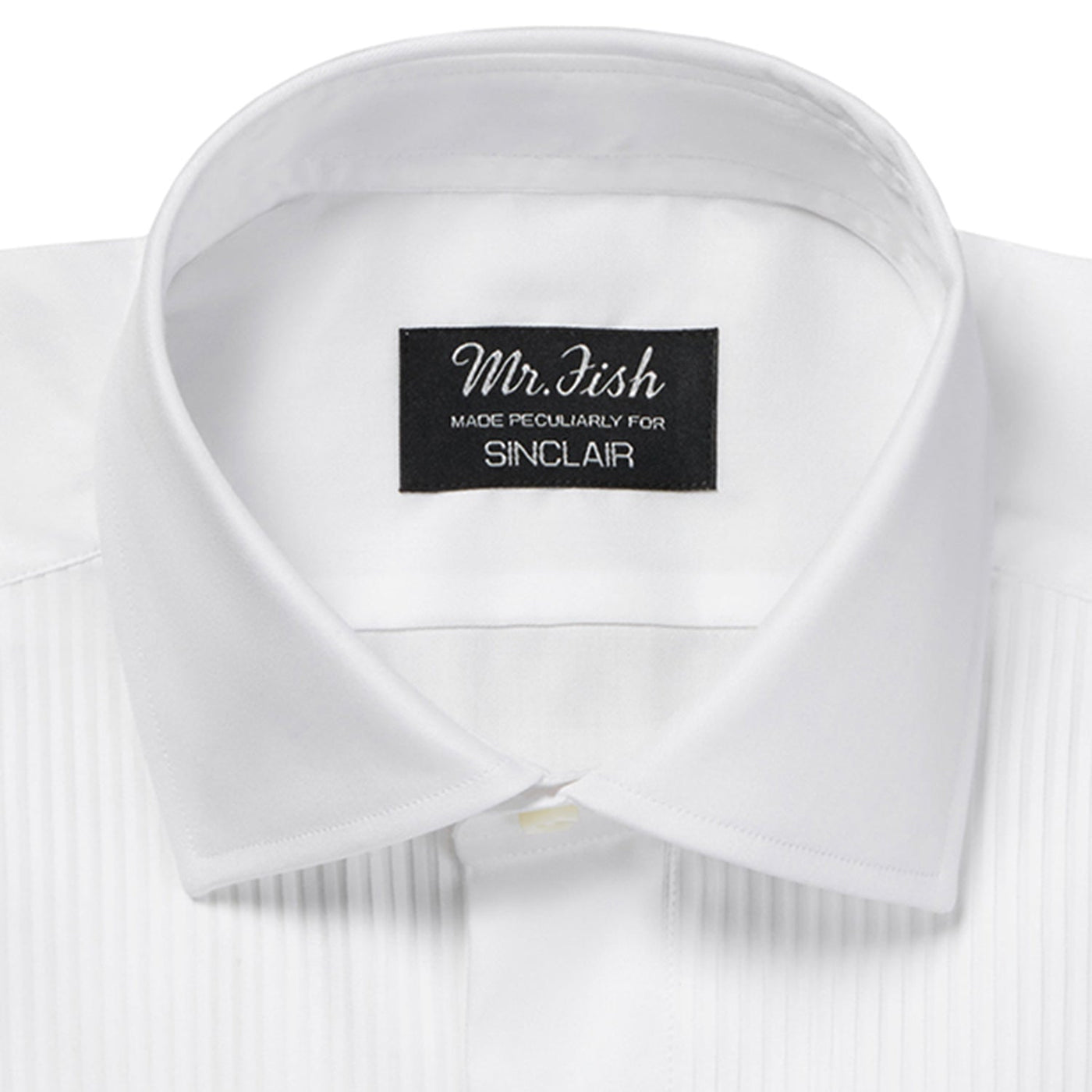 Mr Fish X Sinclair | Double Cuff Dress Shirt in white – Mason